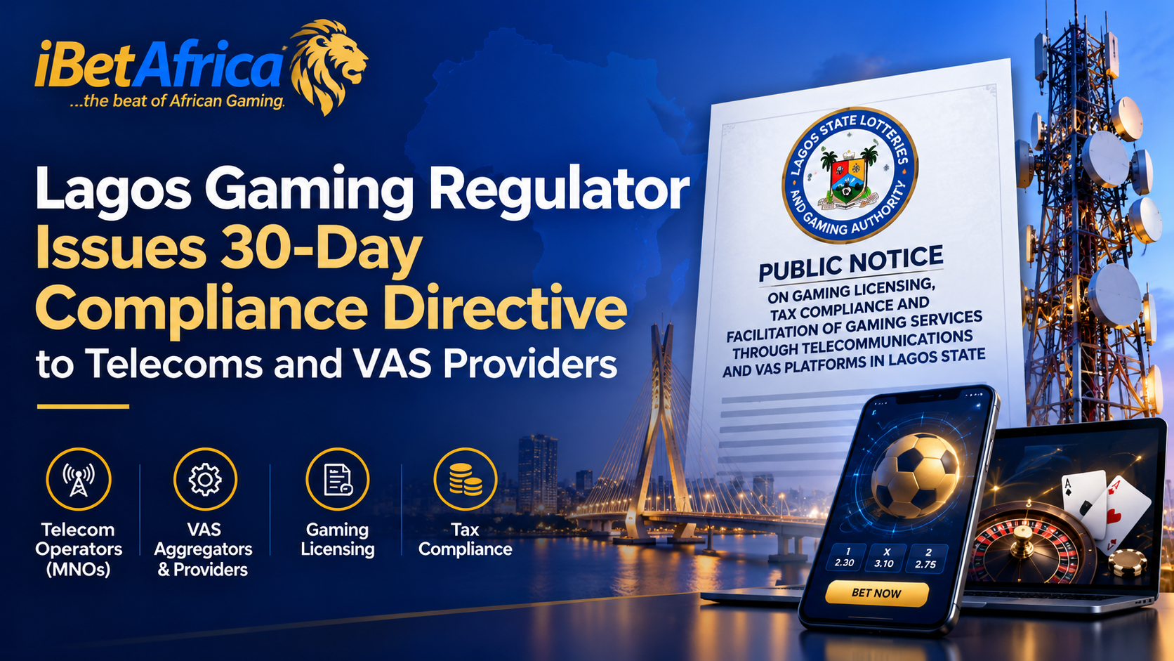 Lagos Gaming Compliance Directive Banner